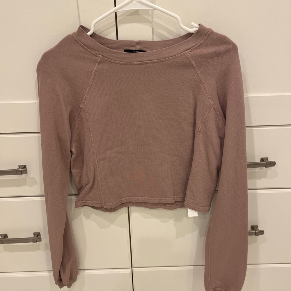 Nux Los Angeles long sleeve crop work out top